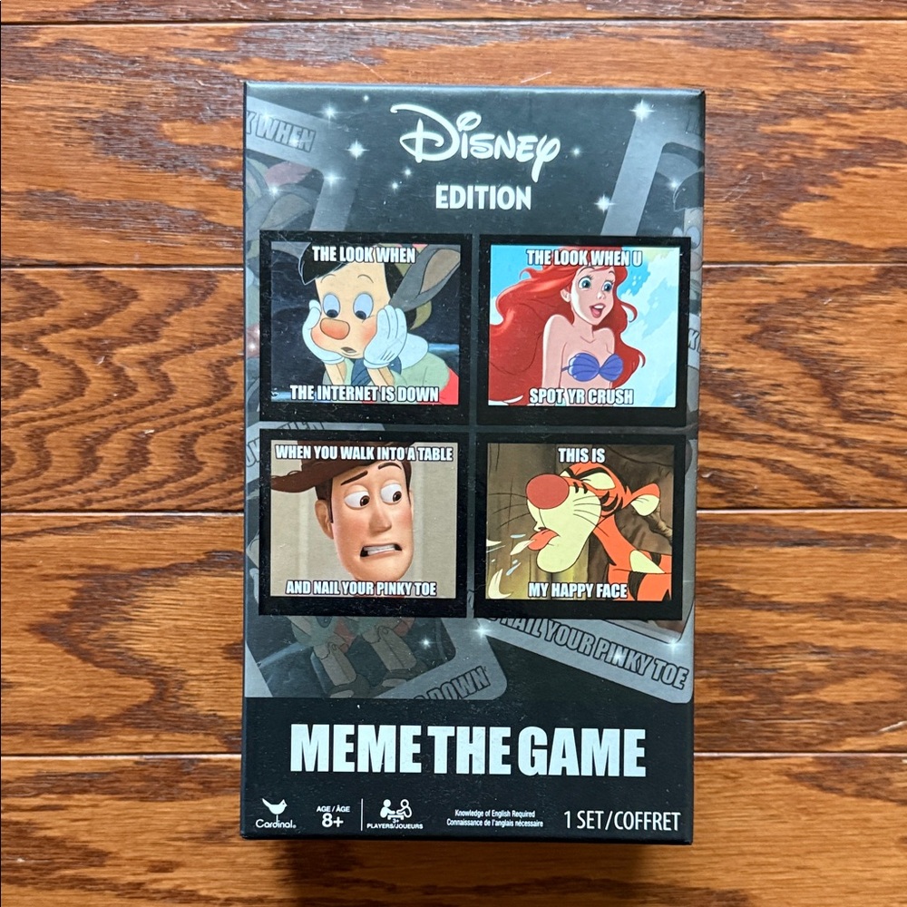 Disney Edition Meme The Game - Black and Multicolor Fun